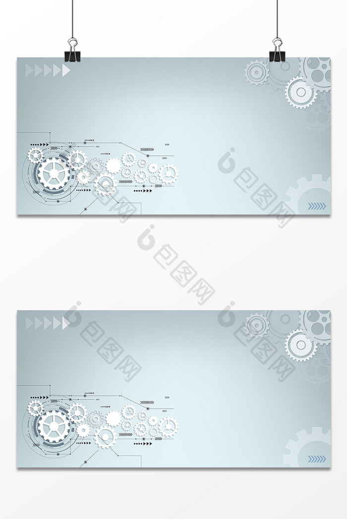 科技齿轮箭头图片图片