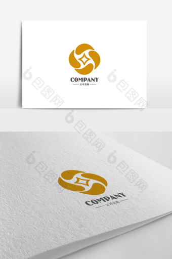 个性金融理财标志logo设计图片