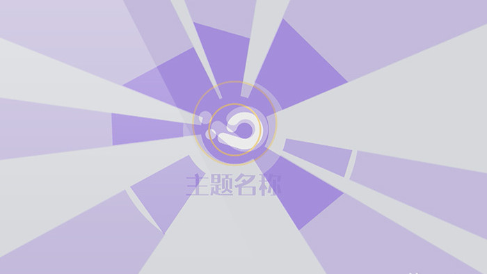 卡通图形掉落LOGO演绎片头AE模板