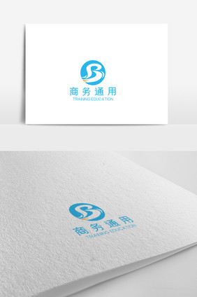 大气时尚B字母商务通用logo设计模板