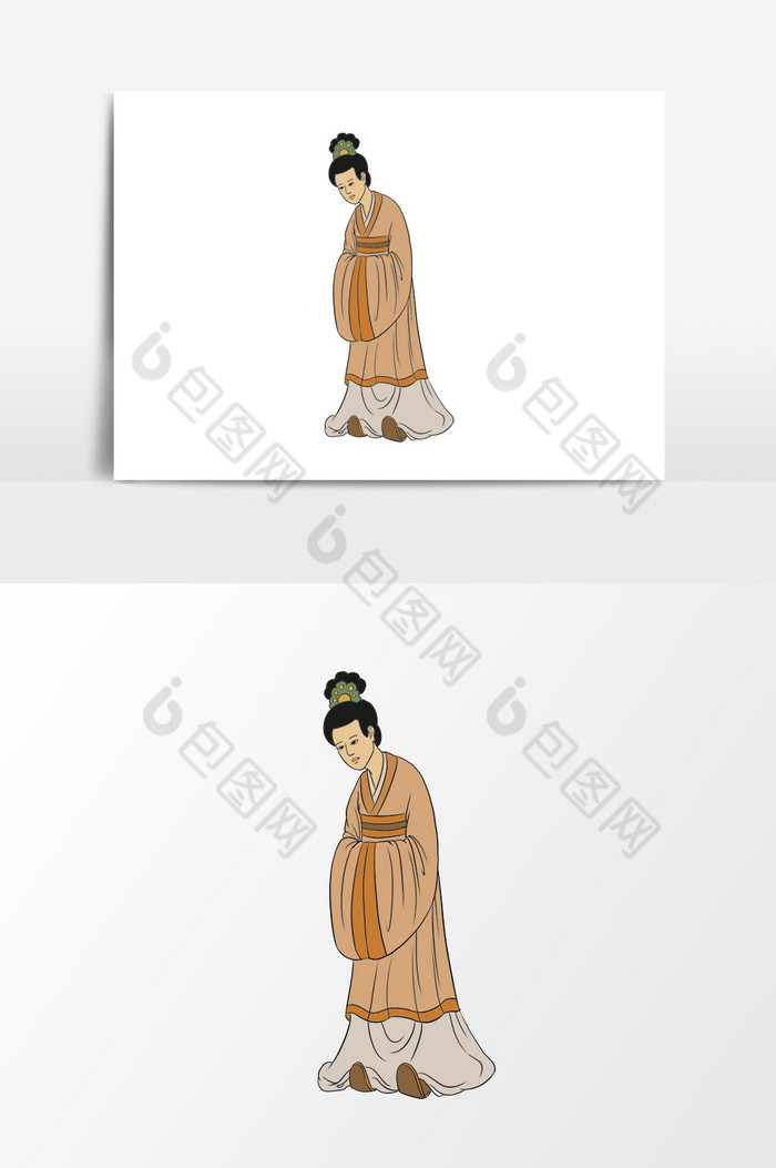 中国古代唐装女子形象图片图片