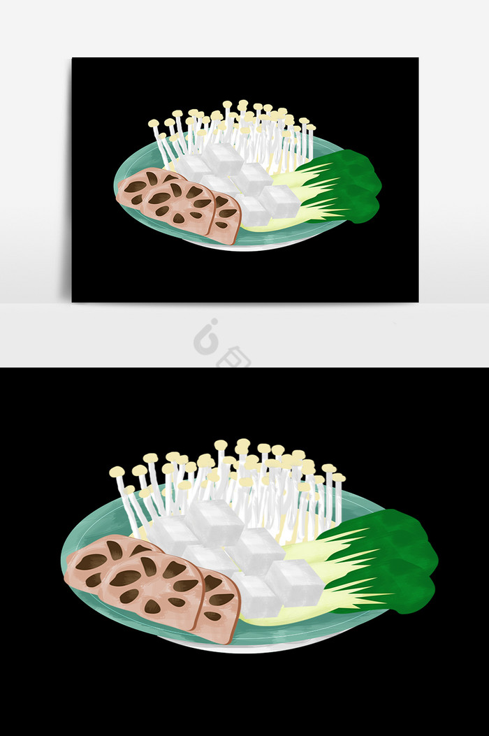 蔬菜拼盘图片