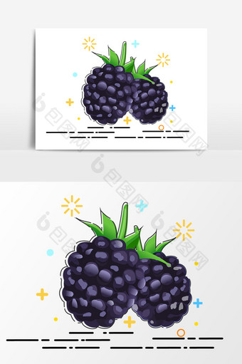 卡通水果设计元素图片