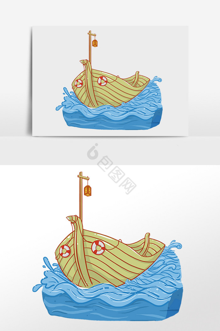 航海木船图片