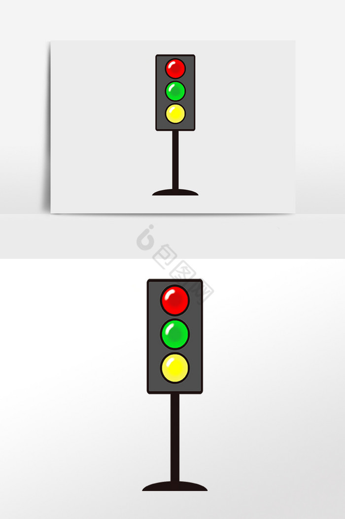 交通安全红绿灯图片
