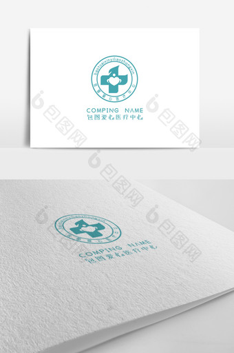 简约大气医疗卫生标志logo设计图片