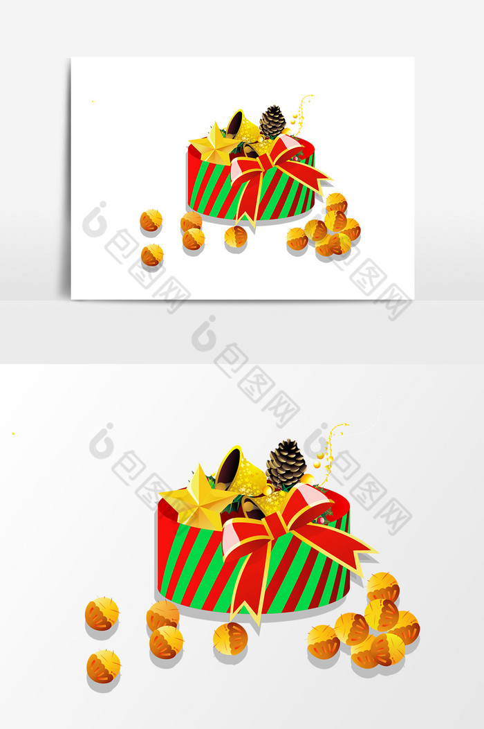 圣诞节礼盒图片图片