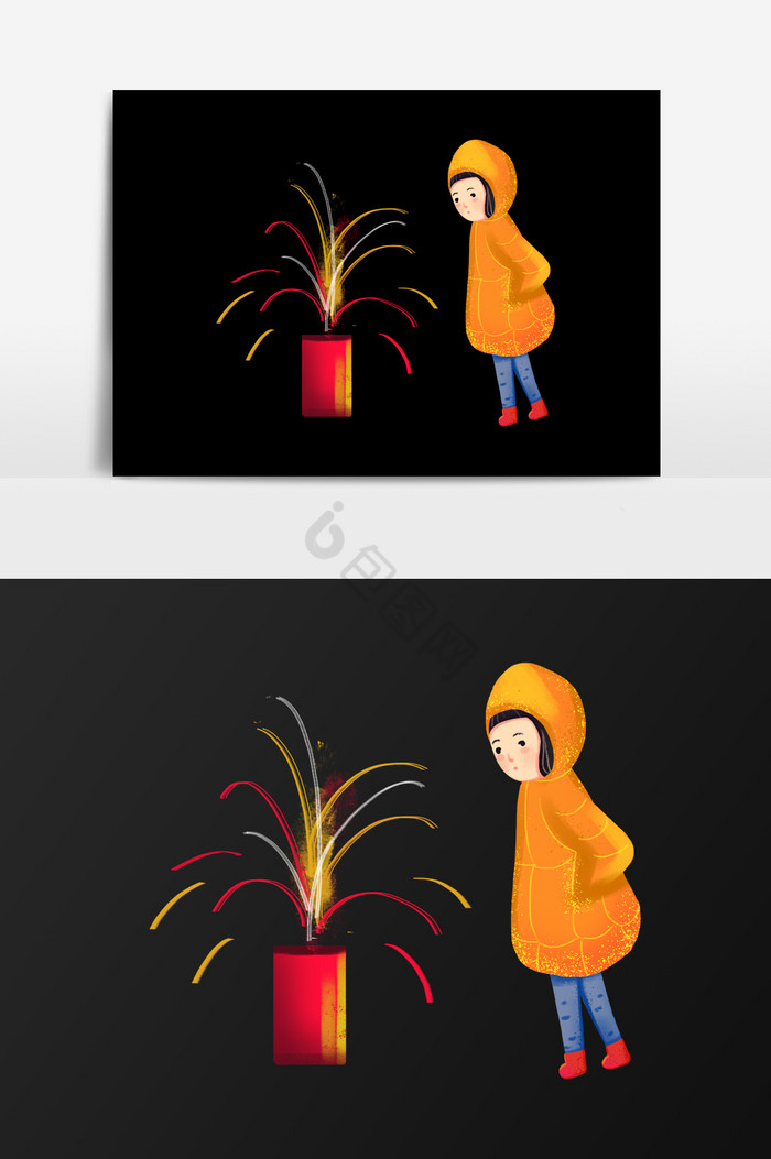 当前位置:>包图网>放烟花插画>gif1920x1080下载红色喜庆卡通牛放烟花