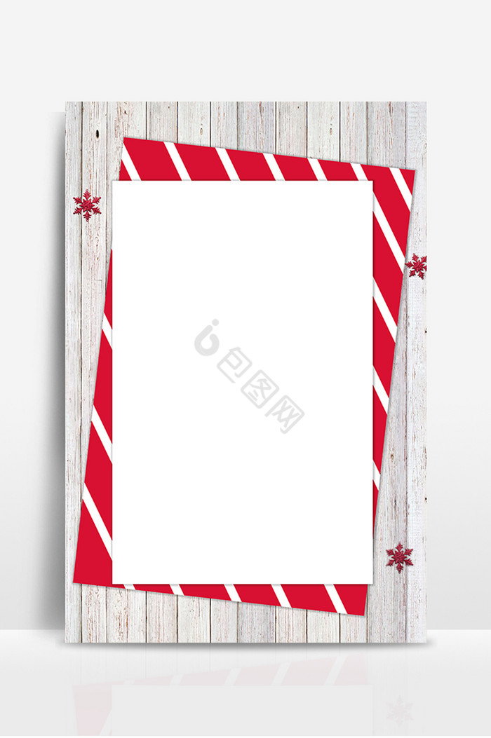 圣诞节木纹边框图片