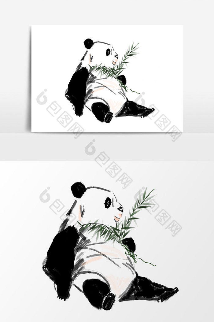 熊猫吃竹子图片图片