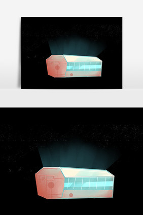 太空房子立体元素