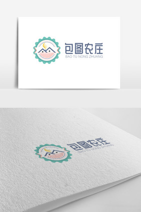 包图农庄食品logo