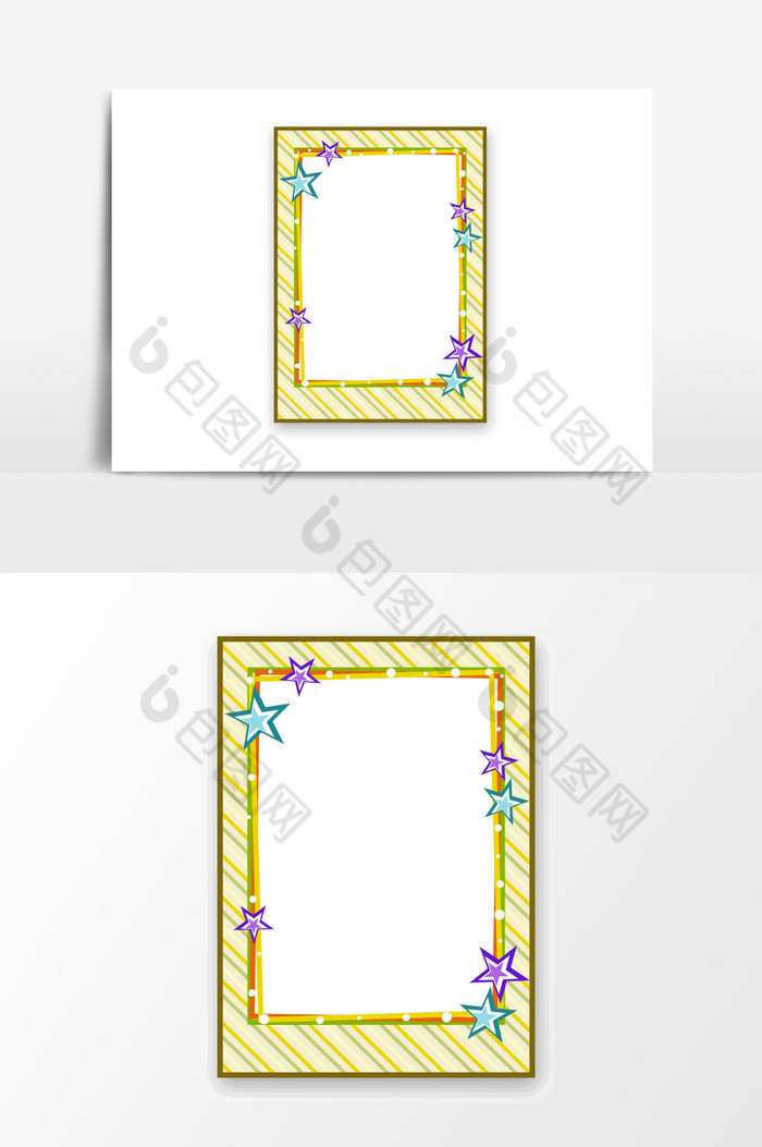矩形星星边框图片图片