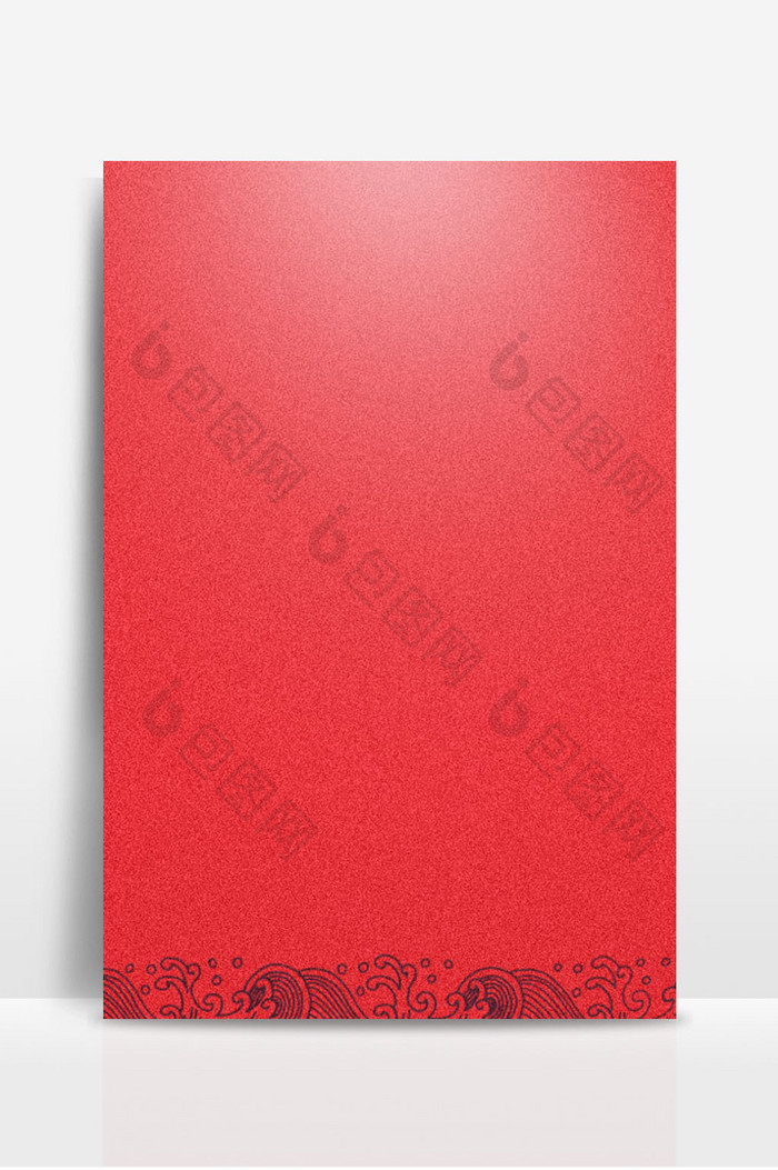 中国风红色质感宣纸背景
