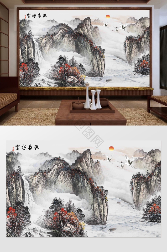 富春山图片-富春山素材免费下载-包图网
