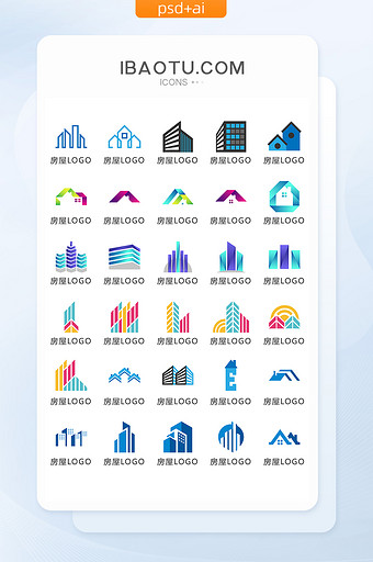 房产LOGO图标矢量UI素材ICON图片
