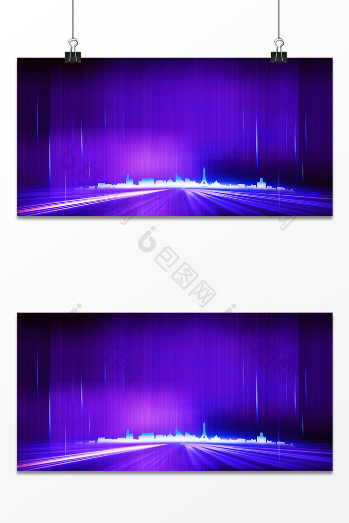 紫光效城市科技图图片图片