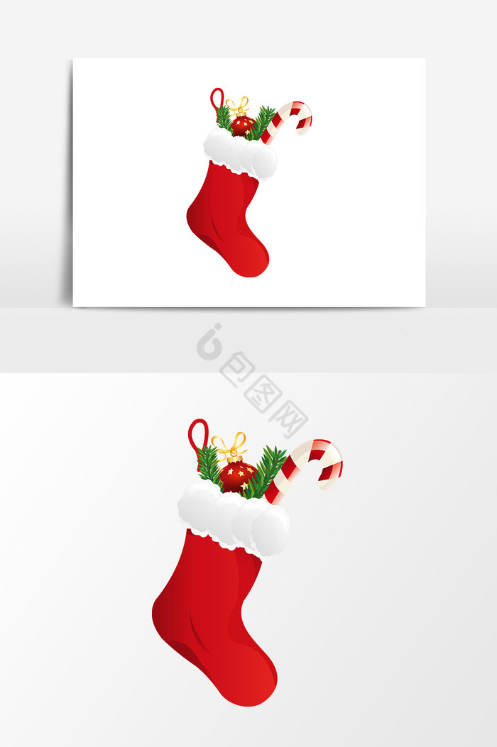 圣诞节袜子图片