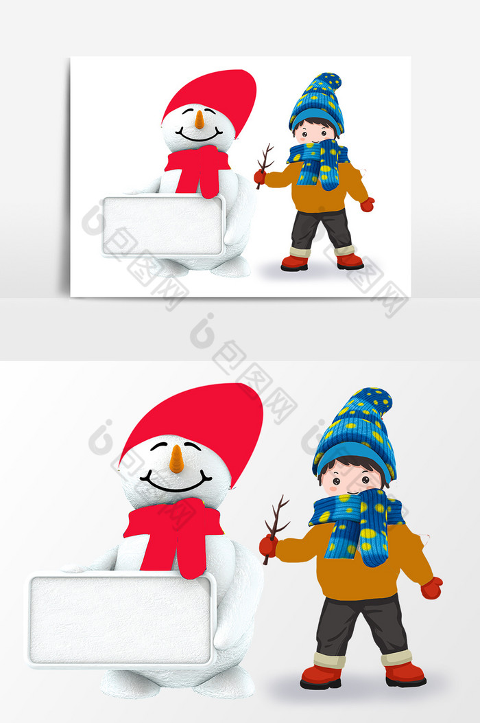 圣诞堆雪人图片图片
