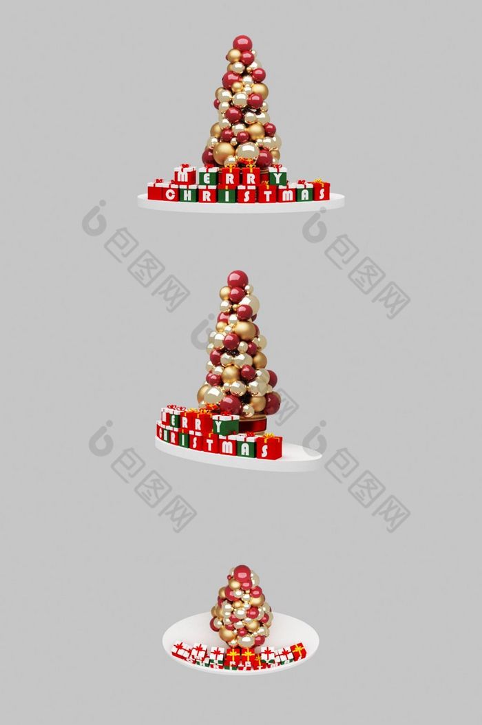 圣诞节DP小景模型图片图片