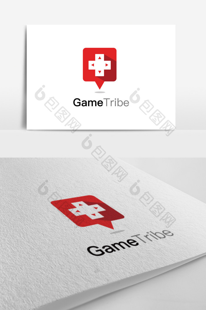 红色游戏部落logo