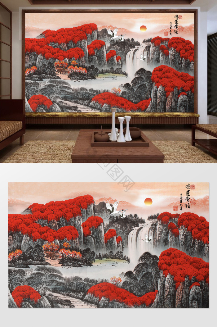 鸿运当头画图片-鸿运当头画素材免费下载-包图网