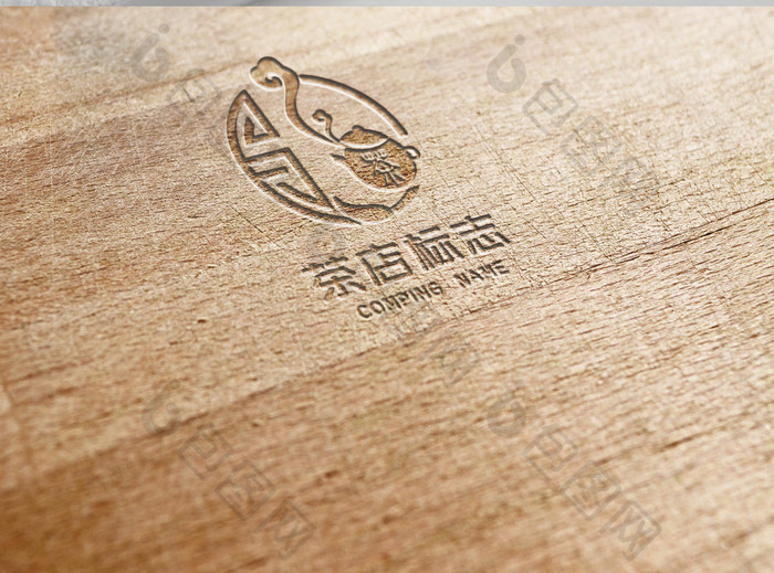 中国风茶行标志logo设计