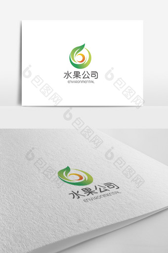 简约时尚大气水果公司logo设模板图片