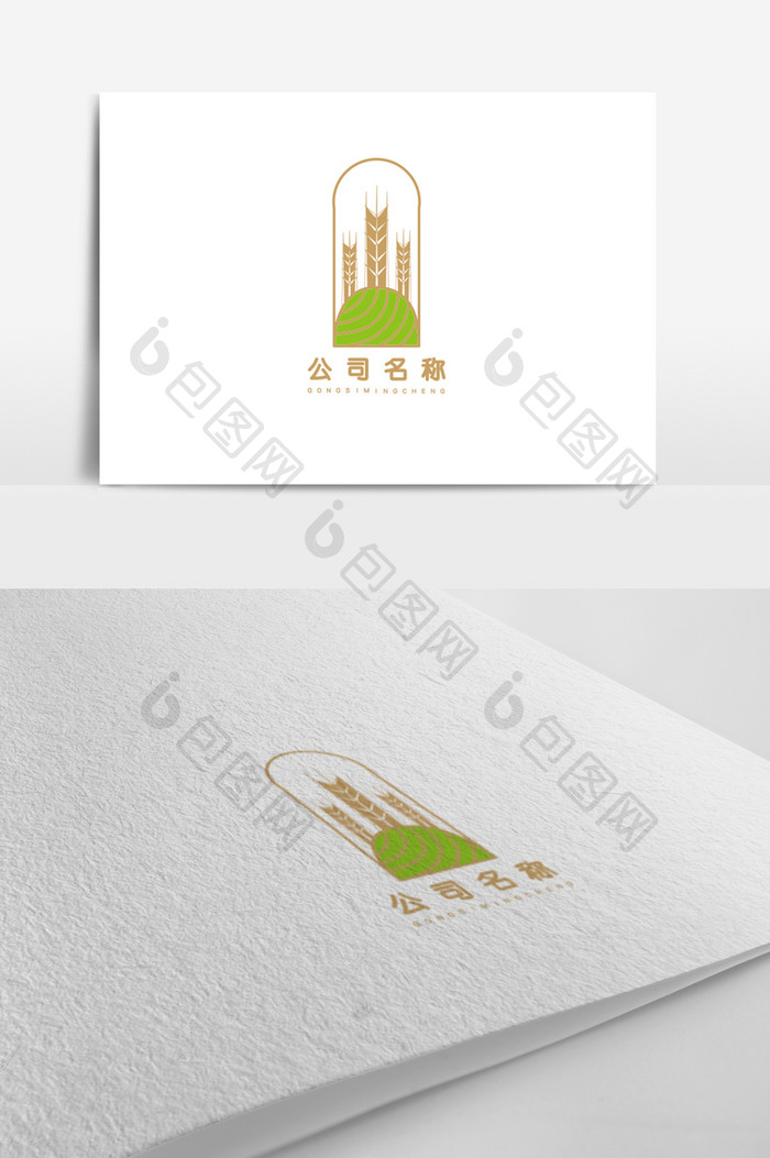 别致新意的农业农作物logo标志