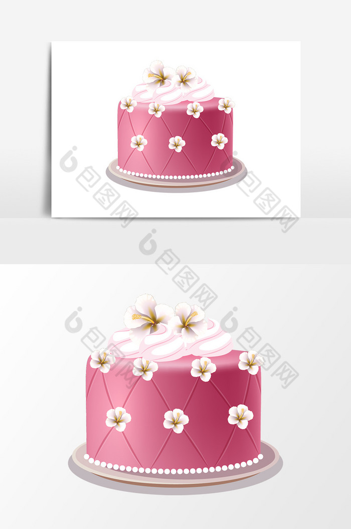 樱花装饰蛋糕图片图片
