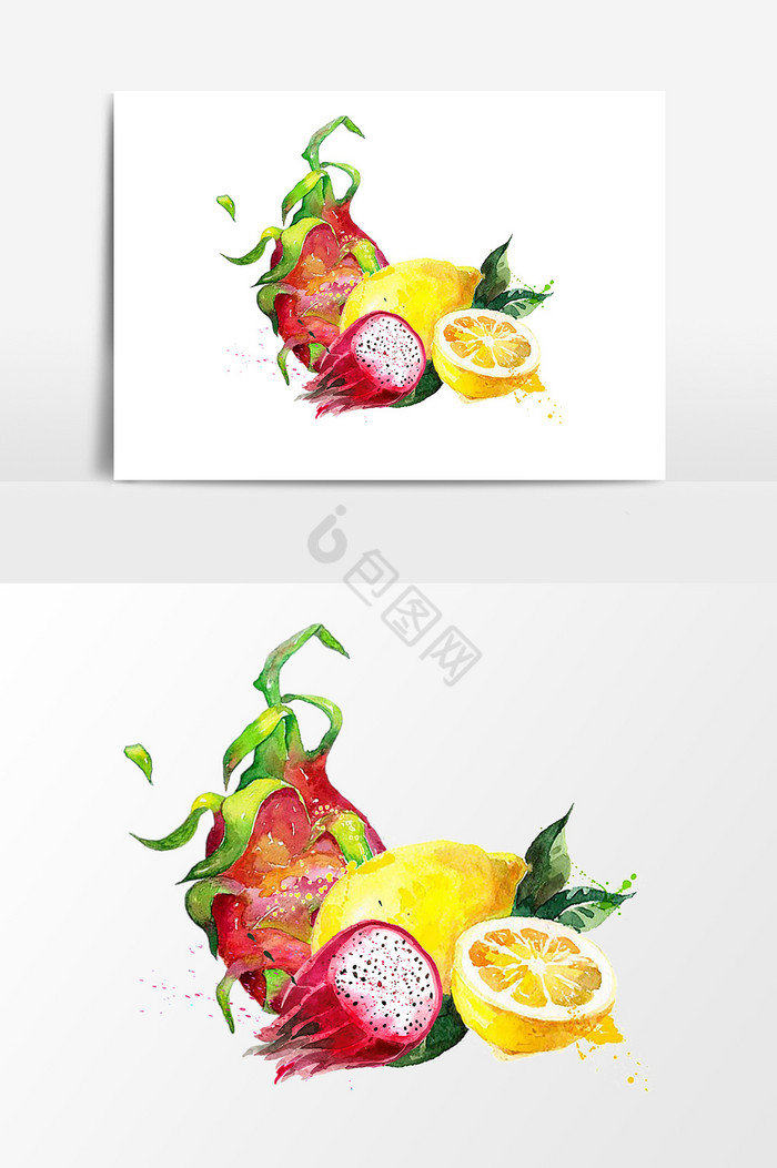火龙果柠檬图片