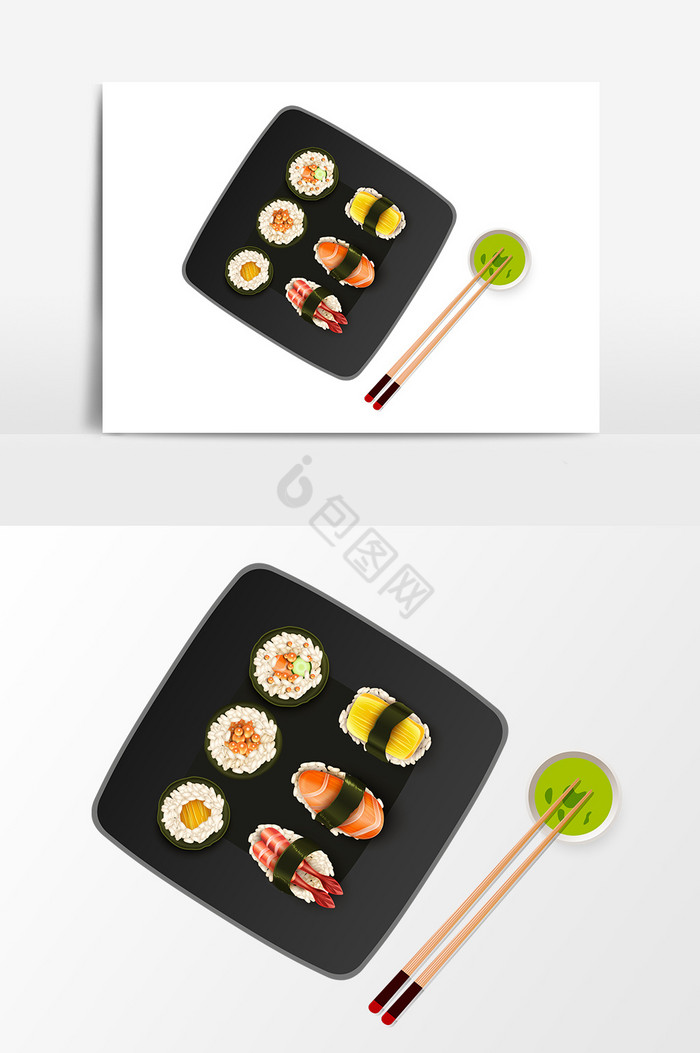 寿司芥末酱图片
