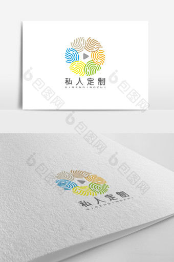 温馨舒适私人影院logo标志设计图片