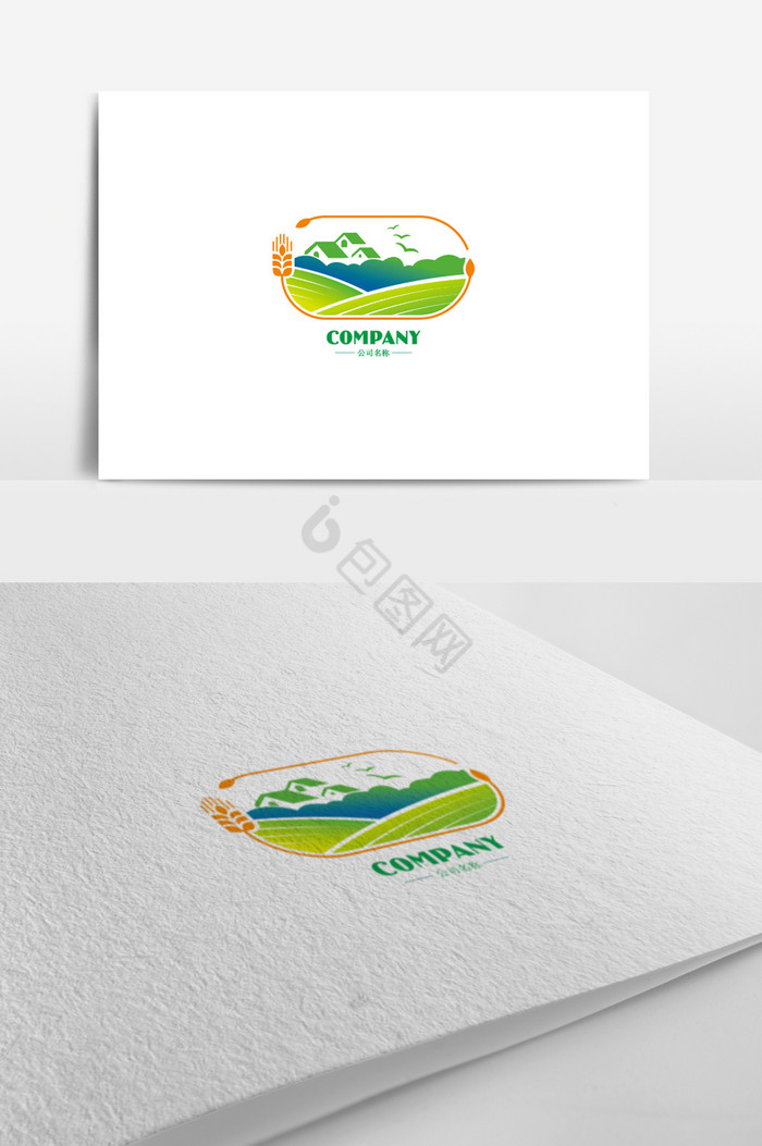 精美农业标志logo图片