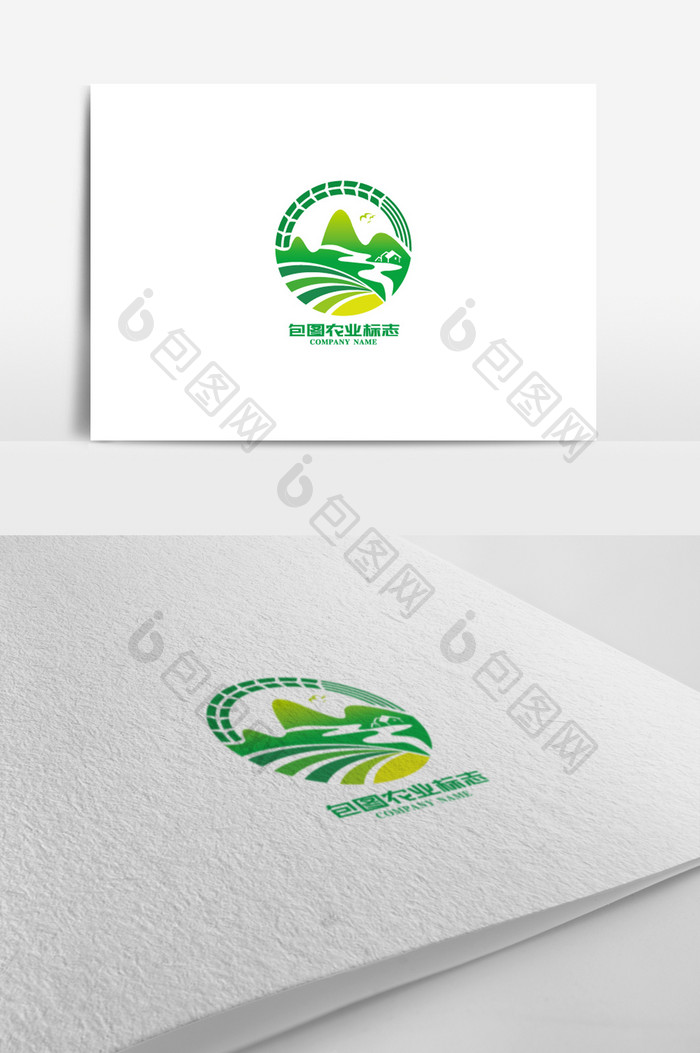 大气创意农业旅游标志logo设计