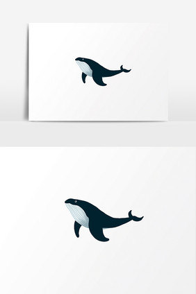 海洋动物海豚设计