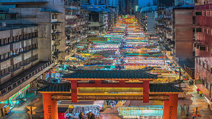 粤语市集市场环境音效