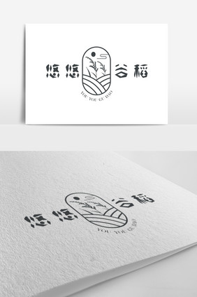 文艺稻米零售logo