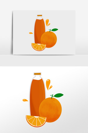 橙子一瓶橙汁