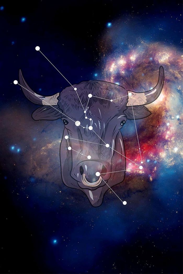 抽象星空星云金牛座装饰画