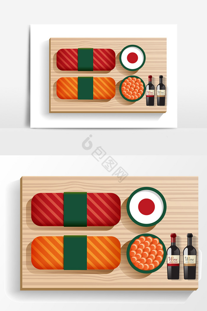 食物寿司图片