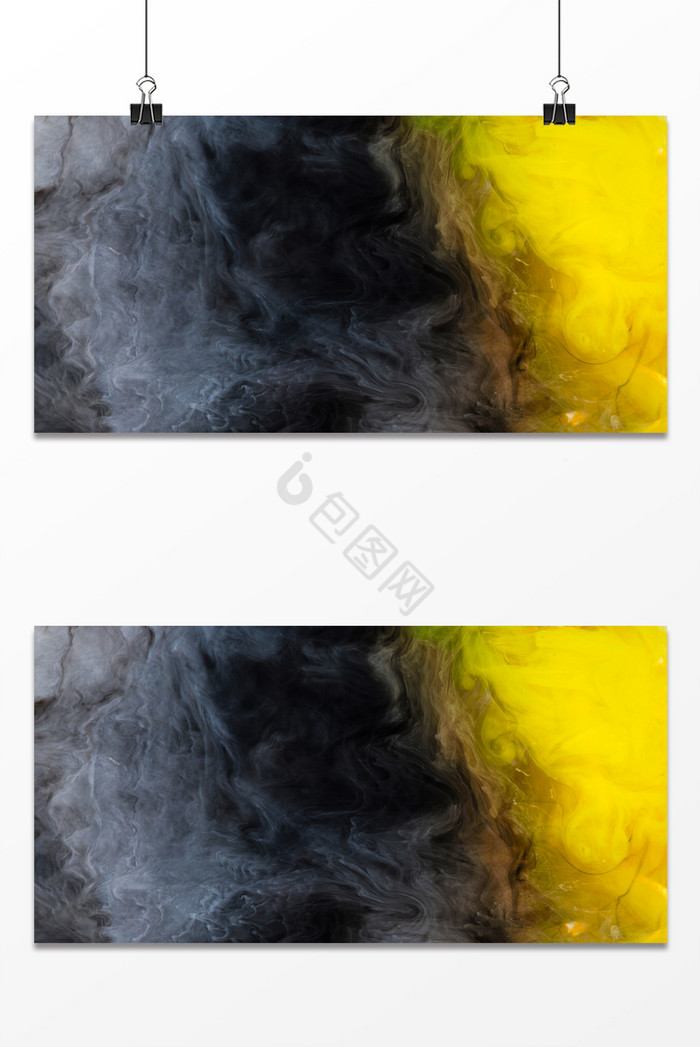 烟雾对立冲击感墙面纹理展板图片