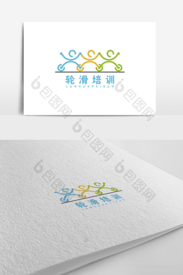 的轮滑培训logo标志图片图片