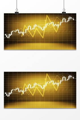 商务线条股市走向金色高端成功人士背景