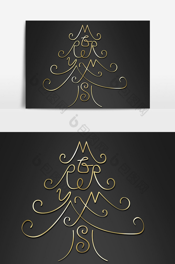 字母圣诞树装饰图片图片