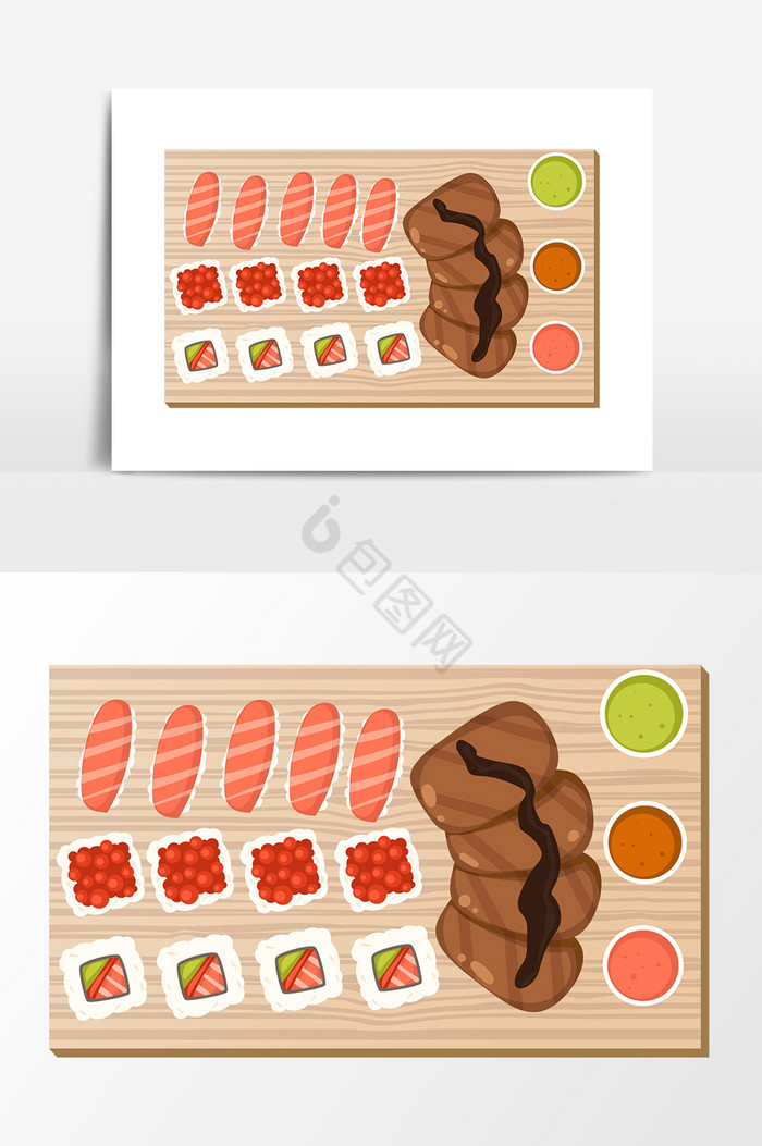 寿司酱料图片