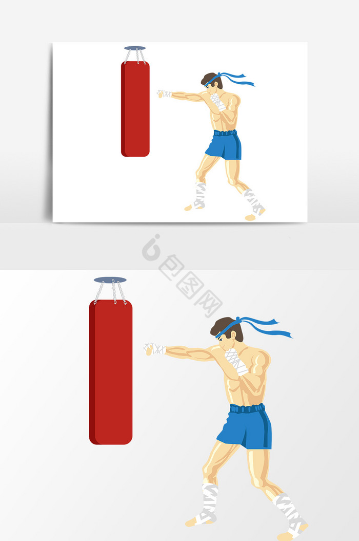 锻炼拳击图片