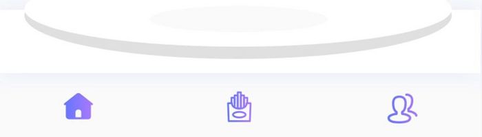 渐变紫色扁平简约外卖点餐首页UI移动界面