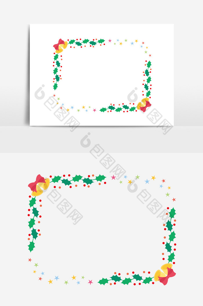 日式圣诞节边框图片图片