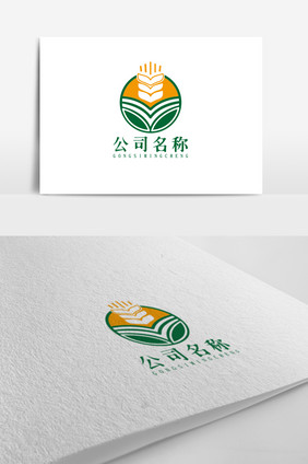 清新自然农业logo标志设计